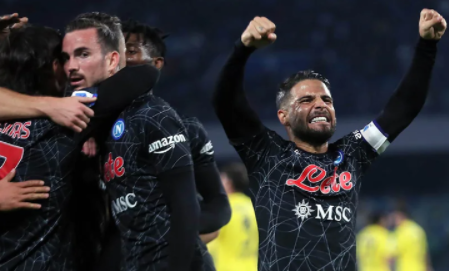 Napoli beat Bologna 3-0 to overtake Serie A top